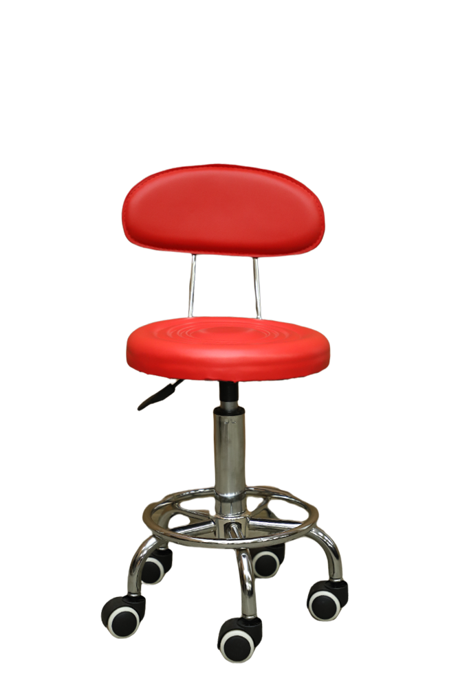 Лабораторный стул (красный)